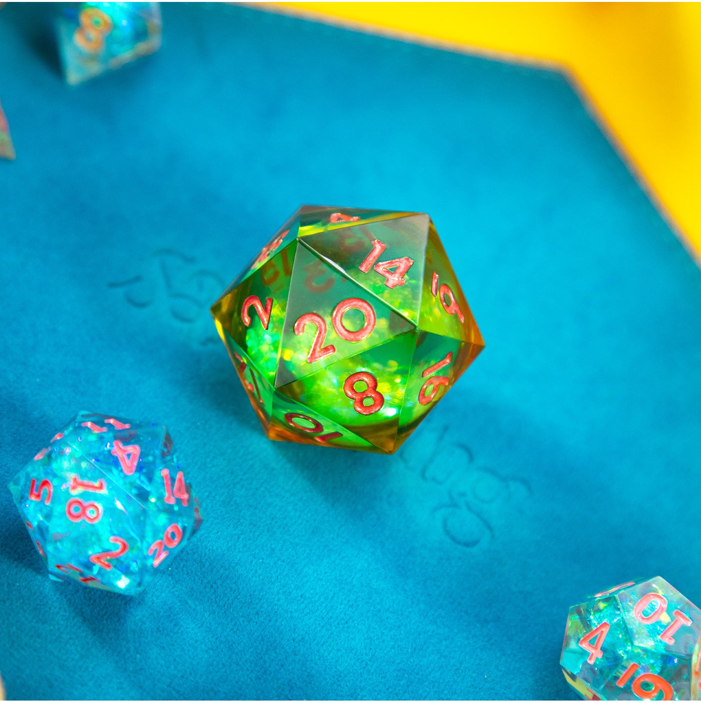 Jade Star Sovereign D20 Dice