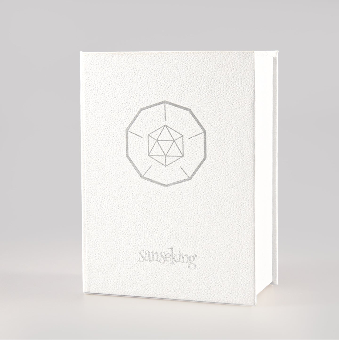 Ocean Blue Plated Glass 7-Piece Polyhedral Dice Set