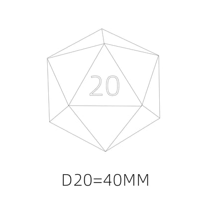 Crimson Dragon’s Flame Single D20 Dice