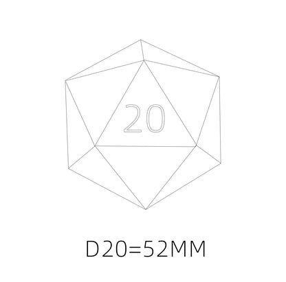 Jade Gaze Single D20 Dice