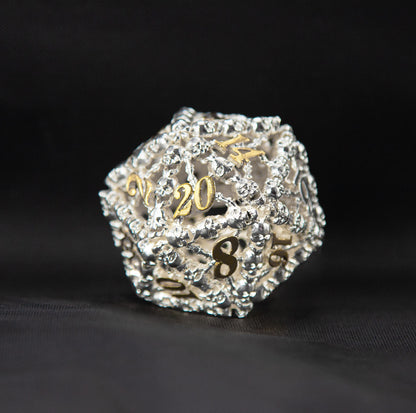 Hollow White Jade D20