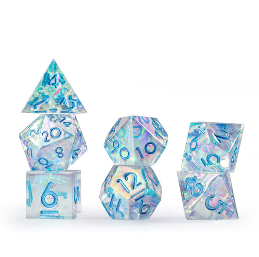 Glacial Rift 7-Piece Polyhedral Dice Set