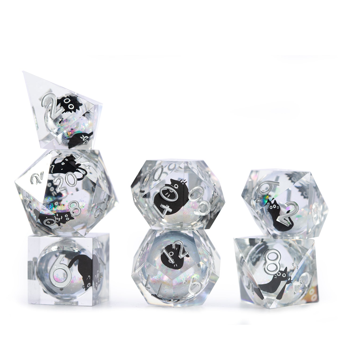 Catshade Shard 7-Piece Polyhedral Dice Set