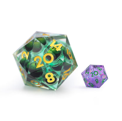 Jade Gaze Single D20 Dice