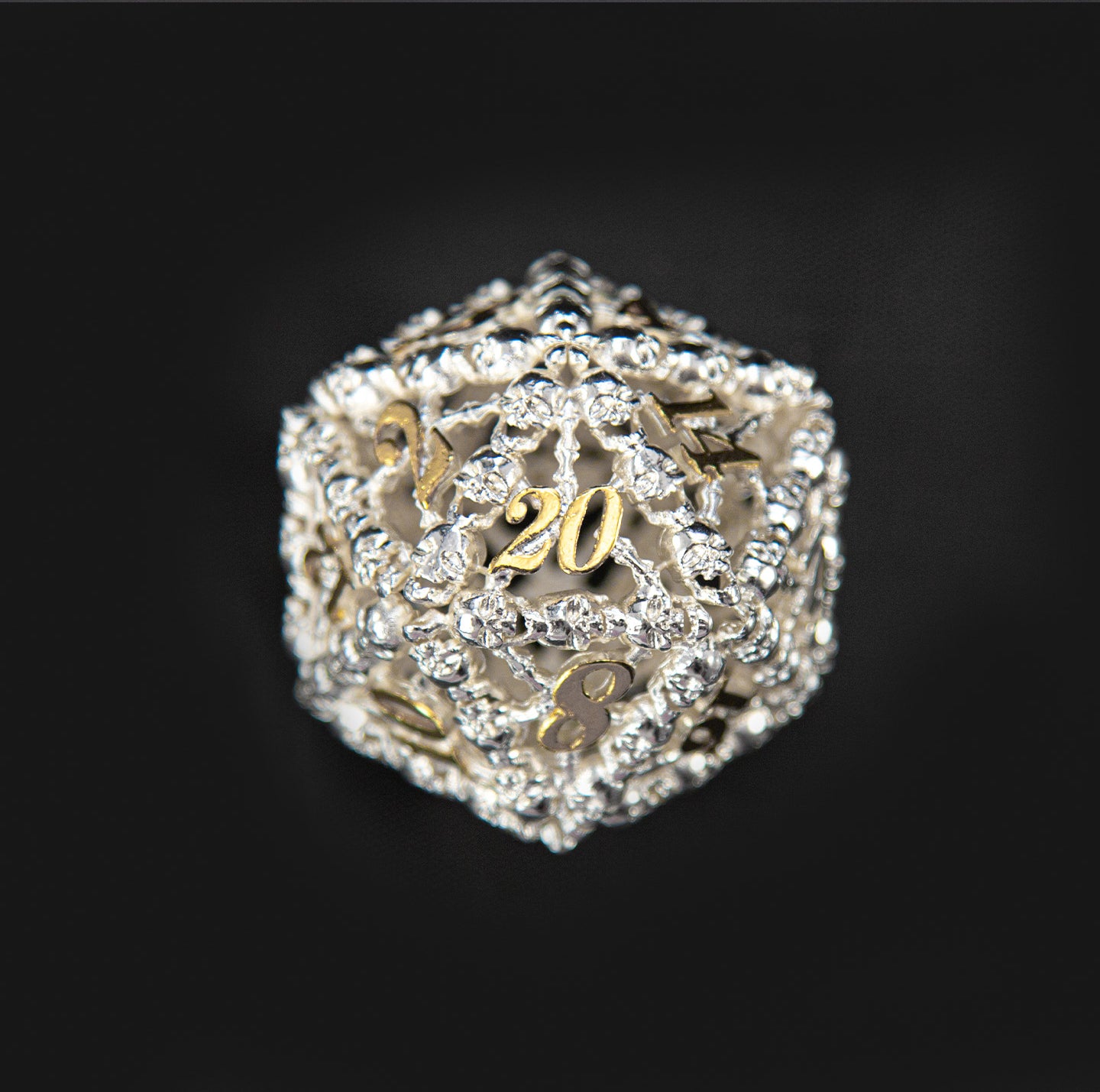 Hollow White Jade D20