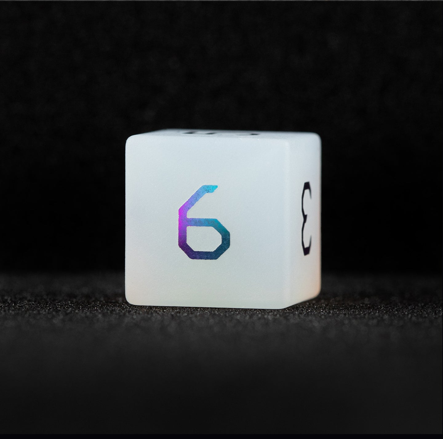 White Star Plated 7-Piece Polyhedral Dice Set