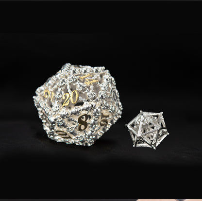 Hollow White Jade D20