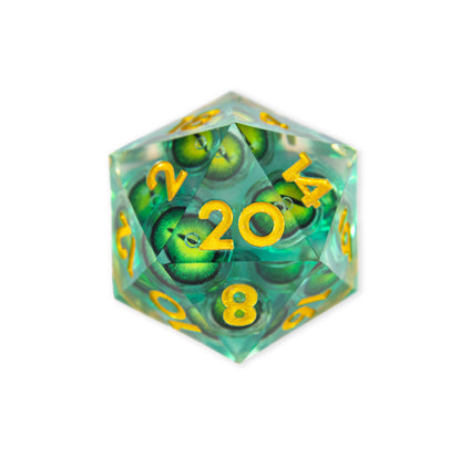 Jade Gaze Single D20 Dice