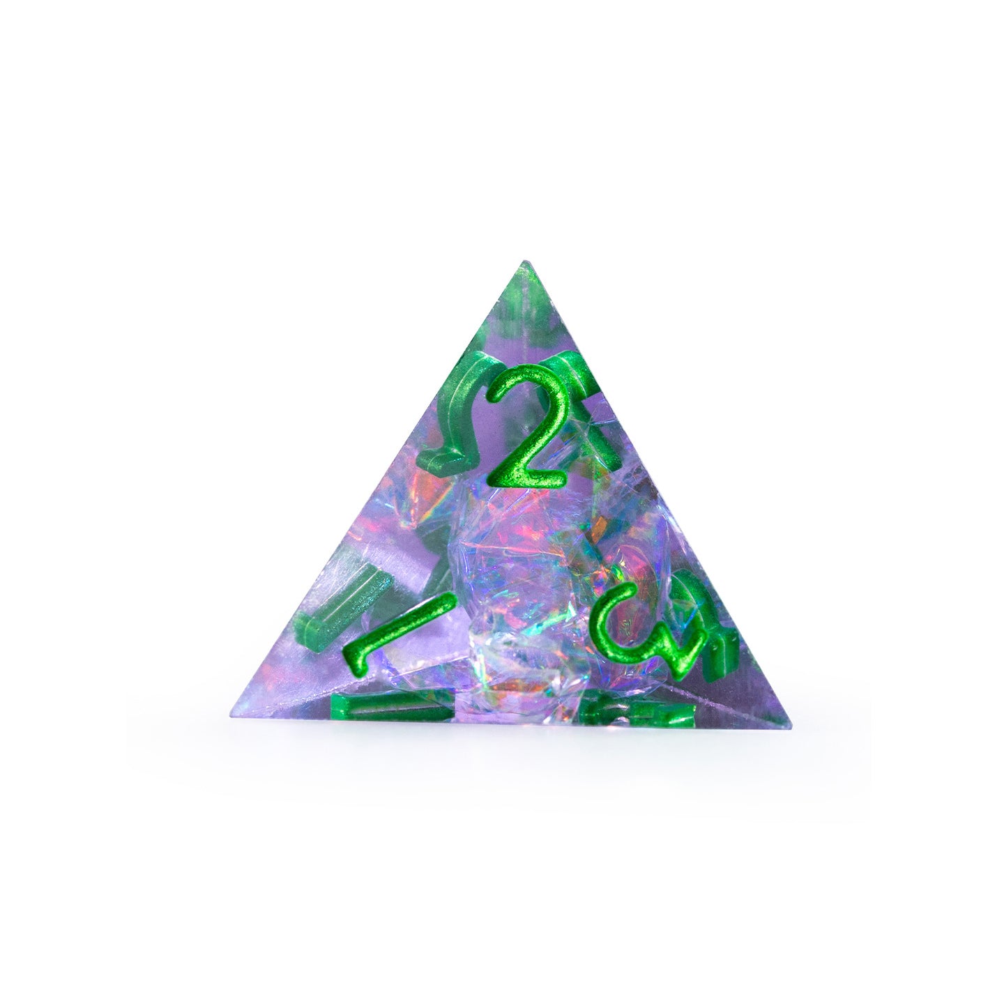 Dreamveil Amethyst Gold 7-Piece Polyhedral Dice Set