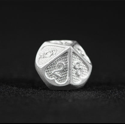 White Emperor’s Core 7-Piece Polyhedral Dice Set