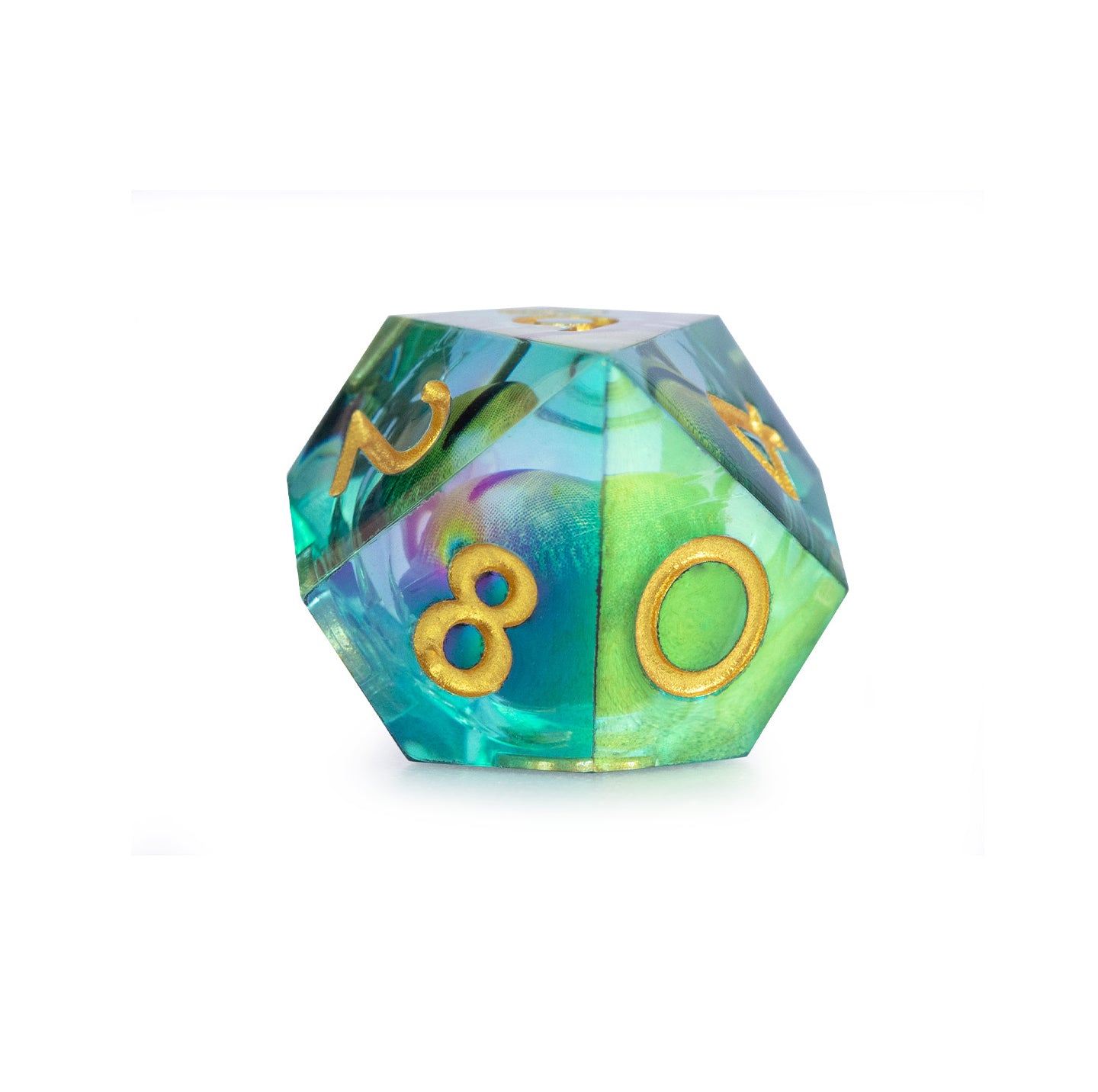 Laser Dragon Eye 7-Piece Polyhedral Dice Set
