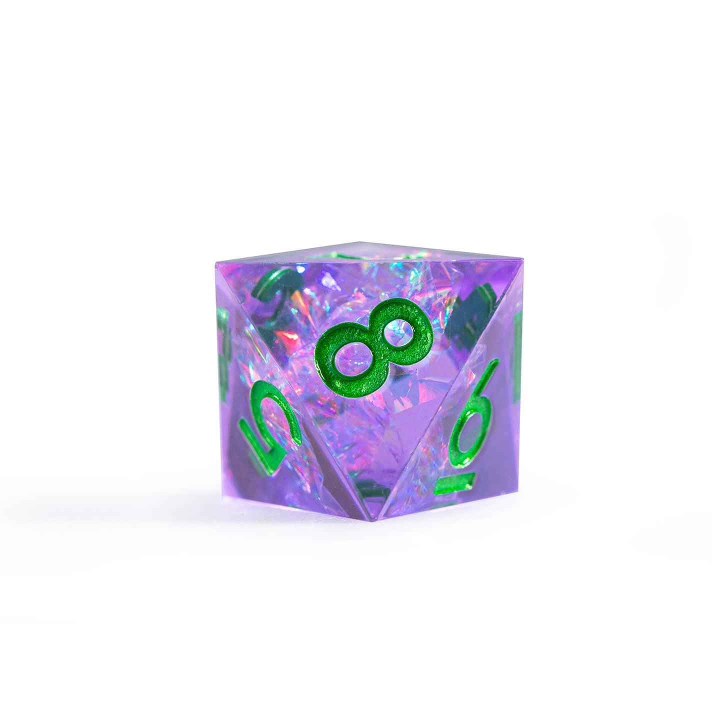 Dreamveil Amethyst Gold 7-Piece Polyhedral Dice Set