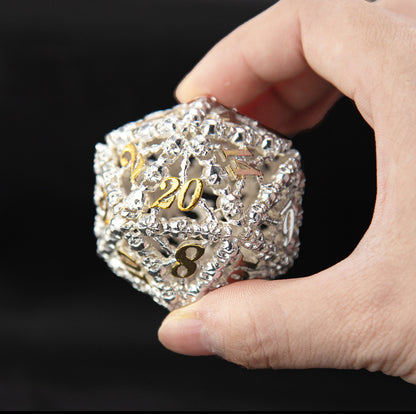 Hollow White Jade D20