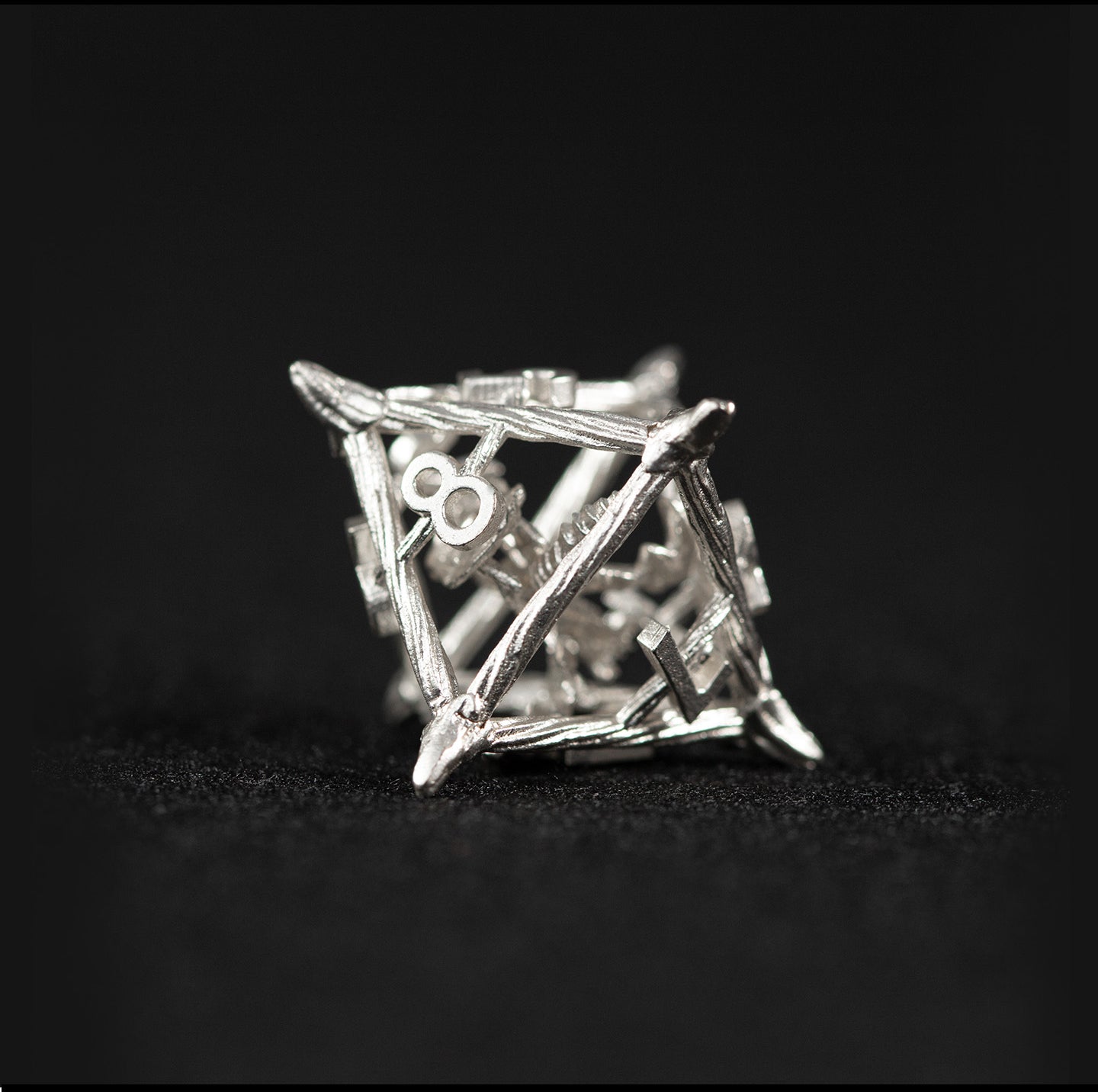 Mithral Dragonbone 7-Piece Polyhedral Dice Set