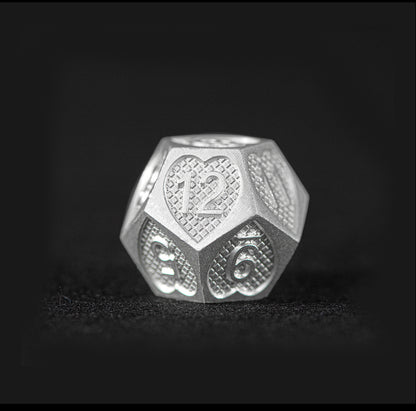 White Emperor’s Core 7-Piece Polyhedral Dice Set