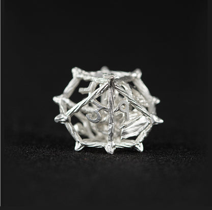 Mithral Dragonbone 7-Piece Polyhedral Dice Set