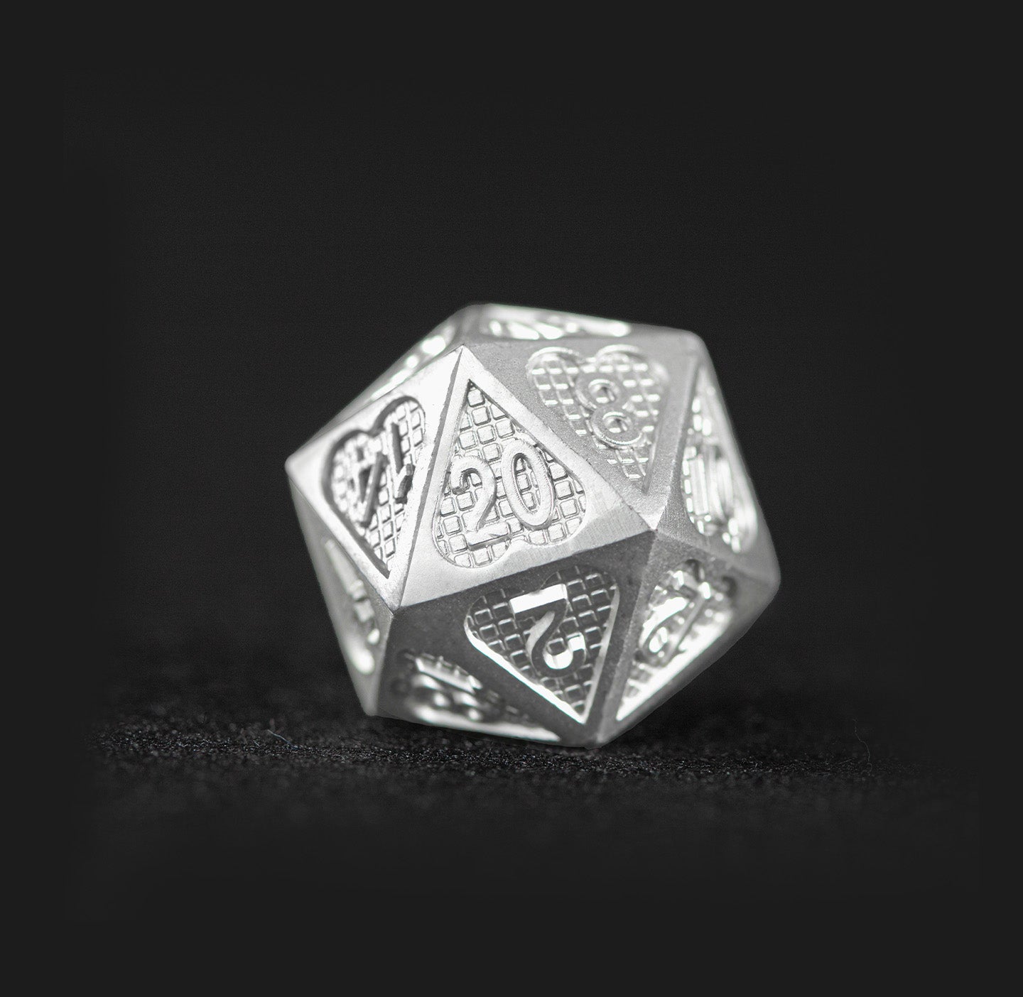White Emperor’s Core 7-Piece Polyhedral Dice Set