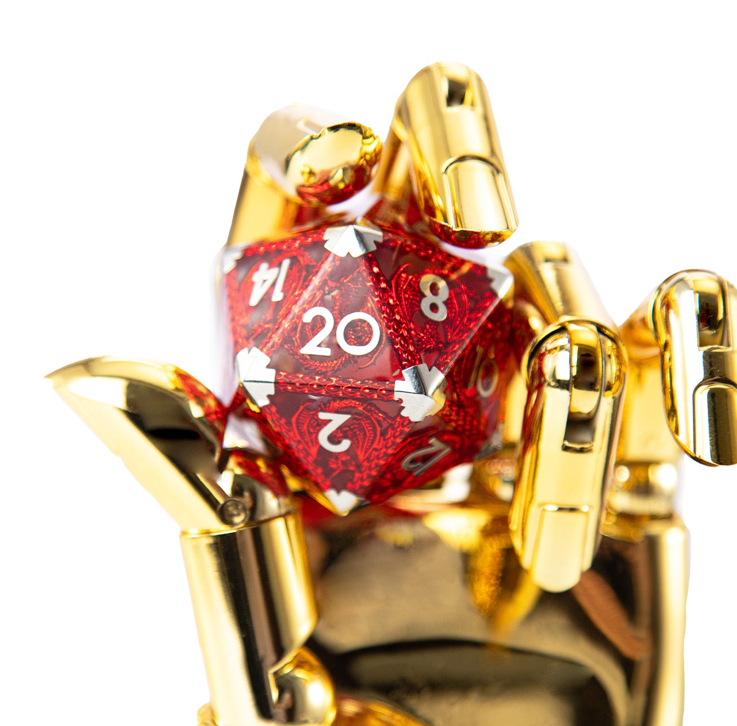 Crimson Dragon’s Flame Single D20 Dice