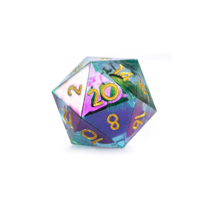 Laser Dragon Eye 7-Piece Polyhedral Dice Set