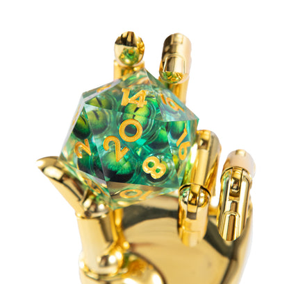 Jade Gaze Single D20 Dice
