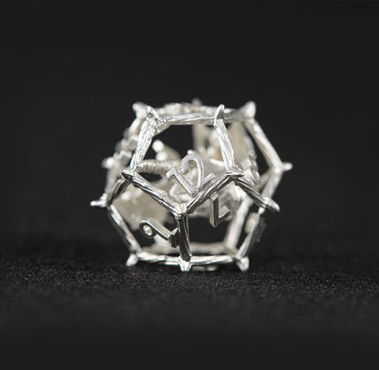 Mithral Dragonbone 7-Piece Polyhedral Dice Set