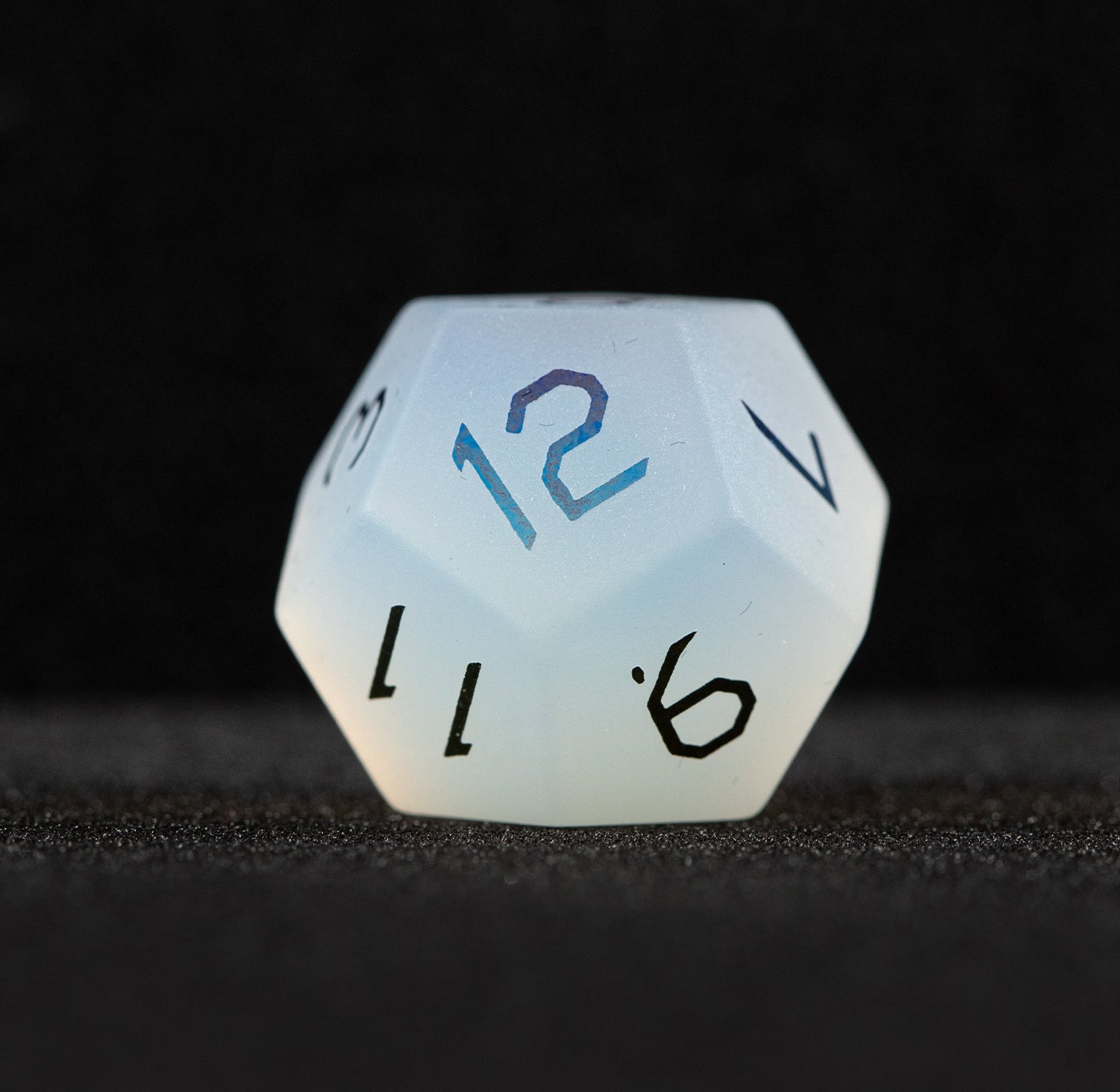 White Star Plated 7-Piece Polyhedral Dice Set