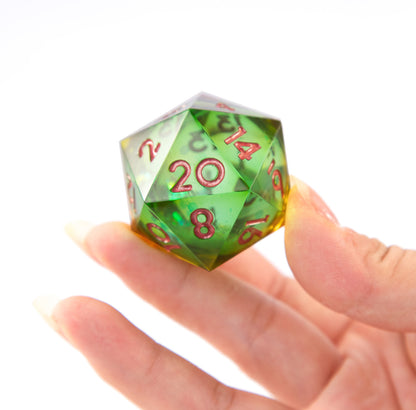 Jade Star Sovereign D20 Dice