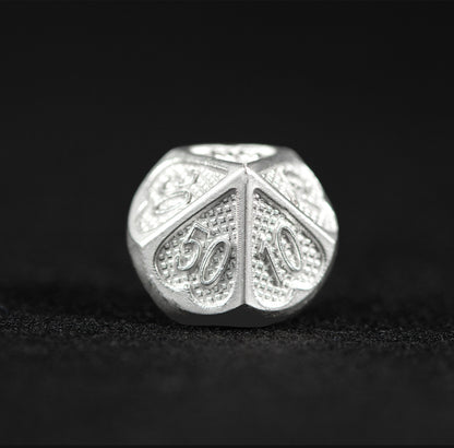 White Emperor’s Core 7-Piece Polyhedral Dice Set