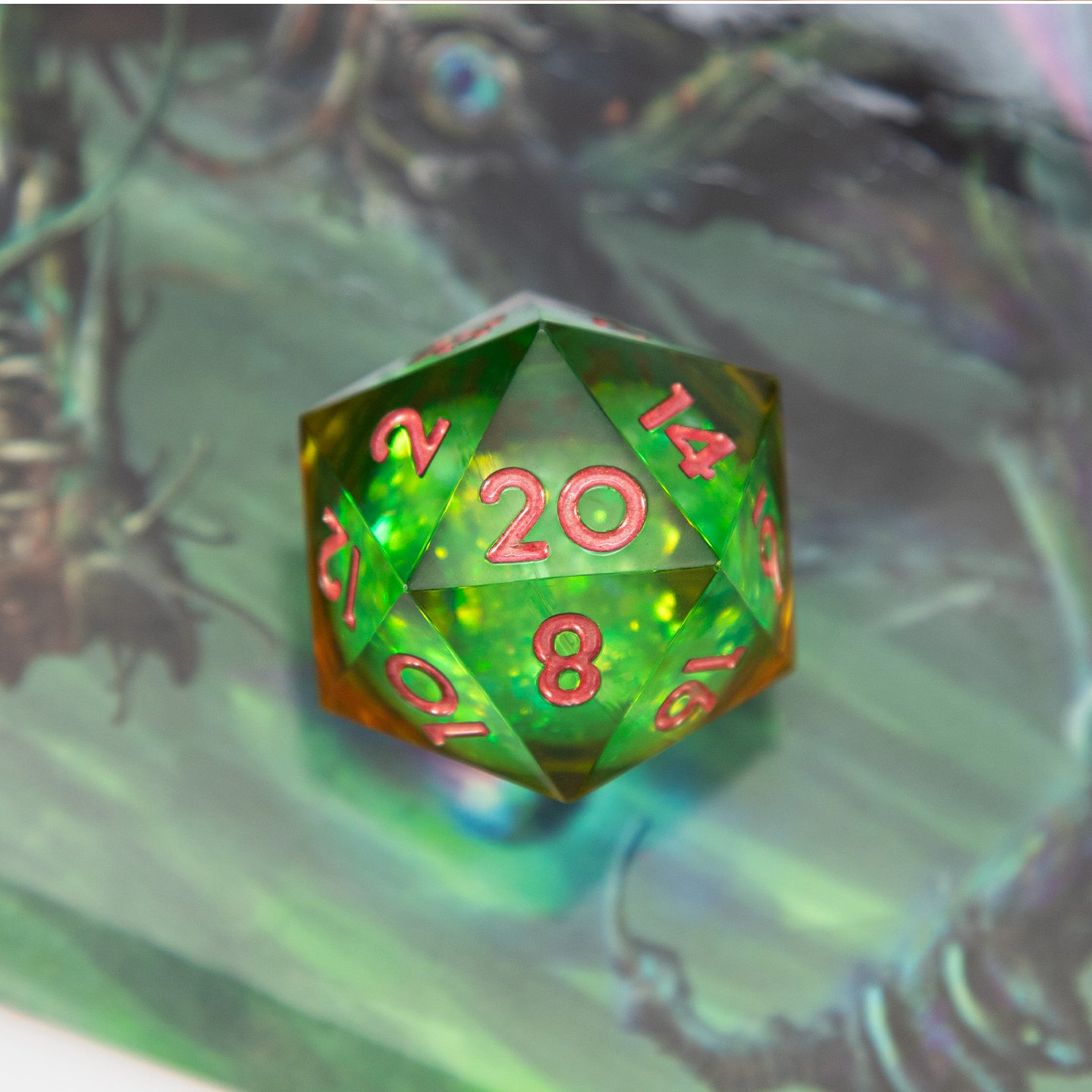 Jade Star Sovereign D20 Dice