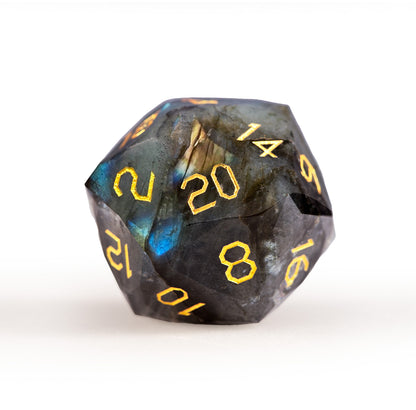 Labradorite Diamond-Cut 7-Piece Dice Set
