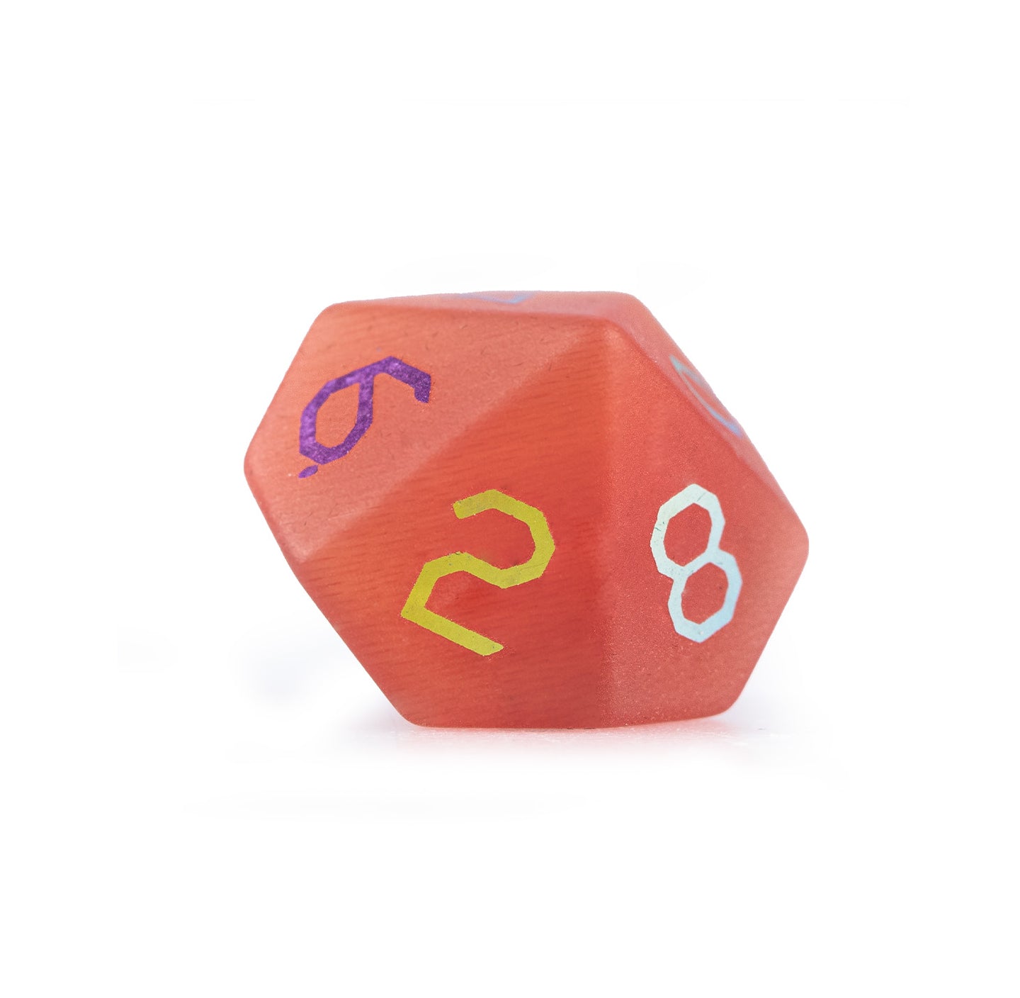 Crimson Cat’s Eye Plated 7-Piece Polyhedral Dice Set