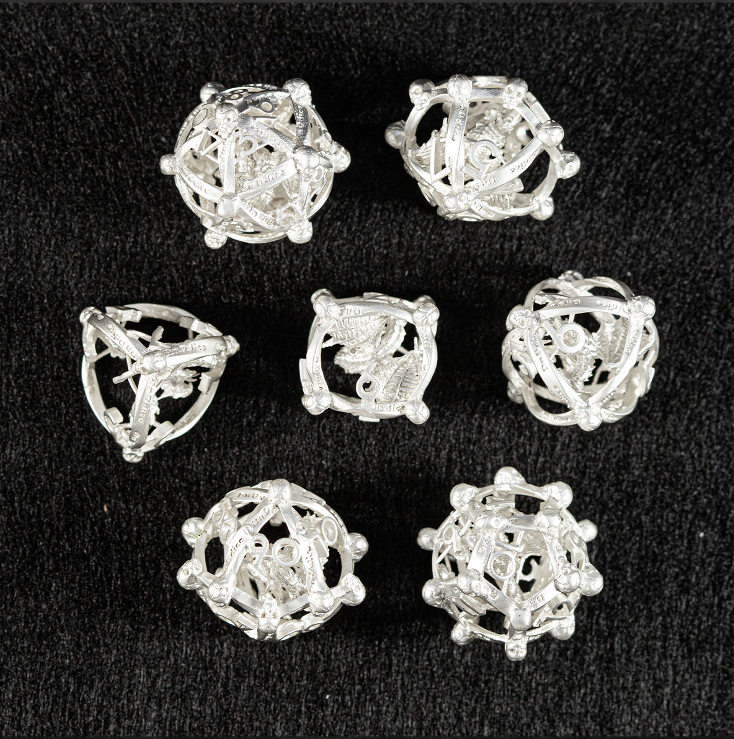 Draconic Mandate 7-Piece Polyhedral Dice Set