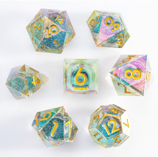 Chromastar 7-Piece Polyhedral Dice Set