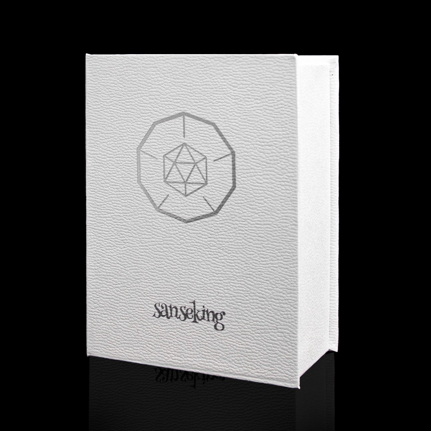 Iridescent Crystal Diamond-Cut 7-Piece Dice Set