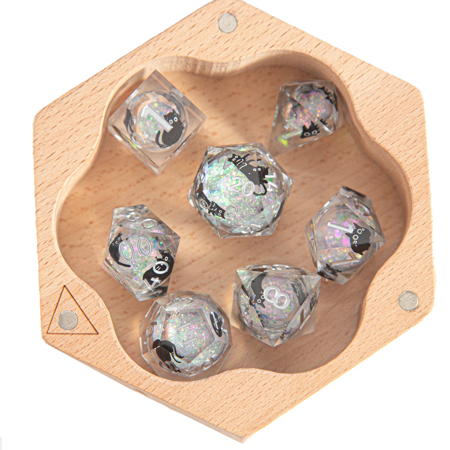 Catshade Shard 7-Piece Polyhedral Dice Set