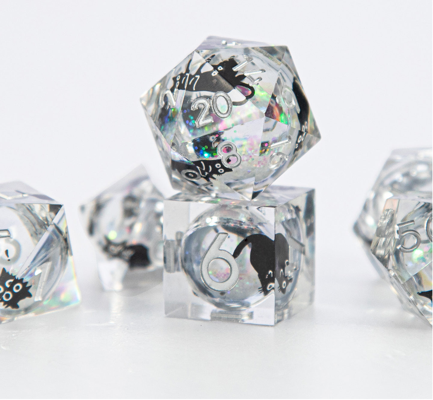 Catshade Shard 7-Piece Polyhedral Dice Set