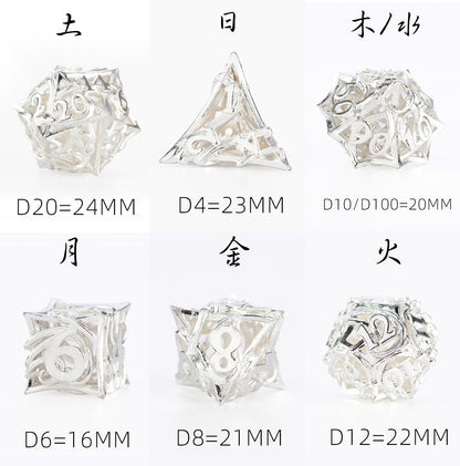 Prologue Verdict 7-Piece Polyhedral Dice Set