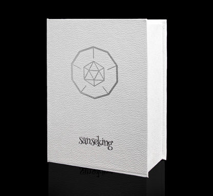 Olive Green Plated 7-Piece Polyhedral Dice Set