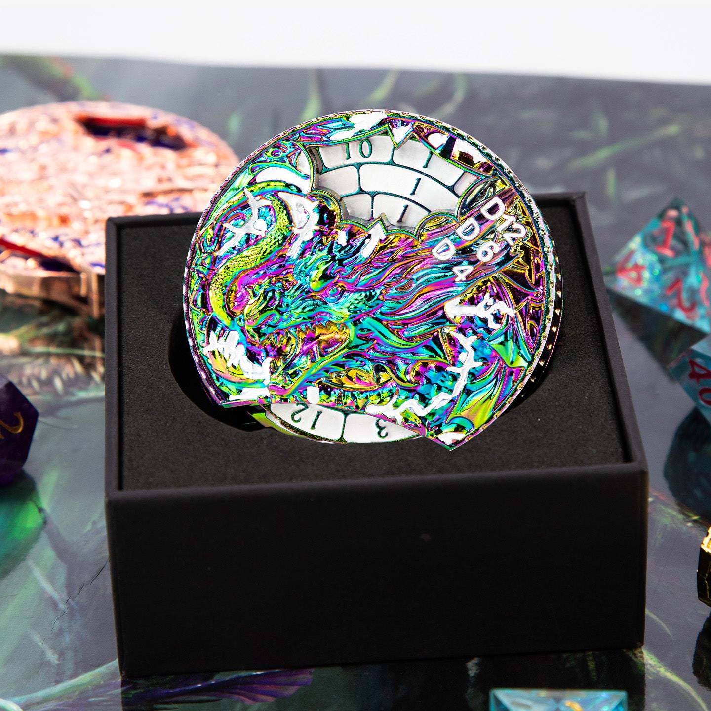 Dragon Dominion 7-in-1 Metal Dice Spinner