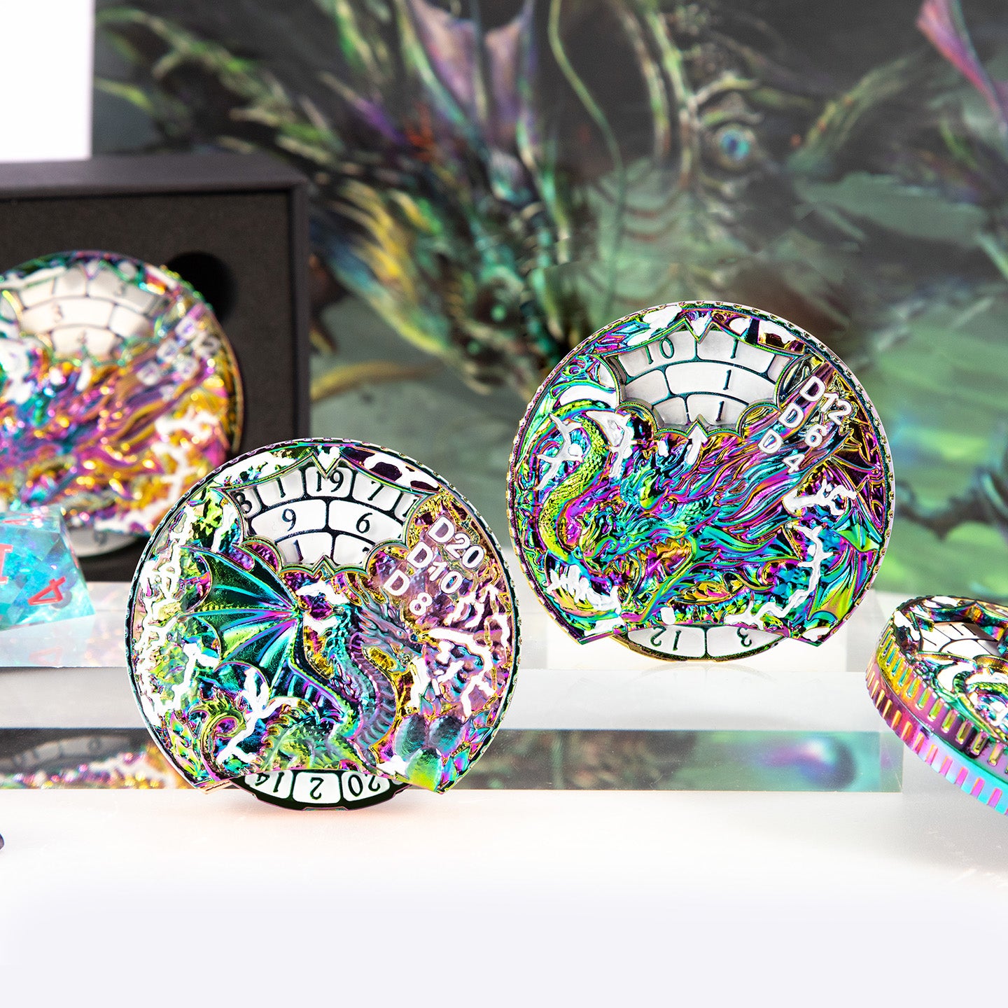 Dragon Dominion 7-in-1 Metal Dice Spinner