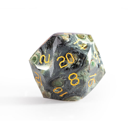 Birdstone Diamond-Cut 7-Piece Dice Set
