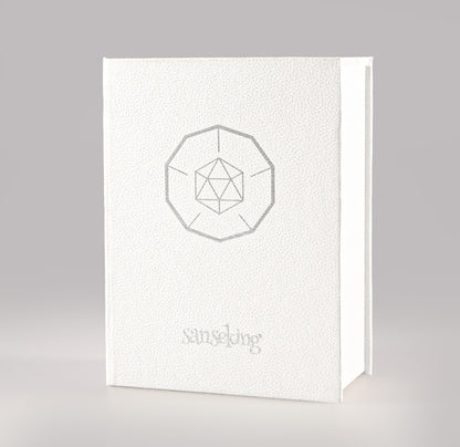 Green Opaline Diamond-Cut 7-Piece Dice Set