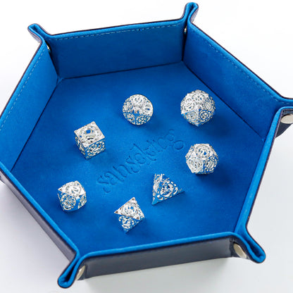 Metal 7-Piece Polyhedral Dice Set