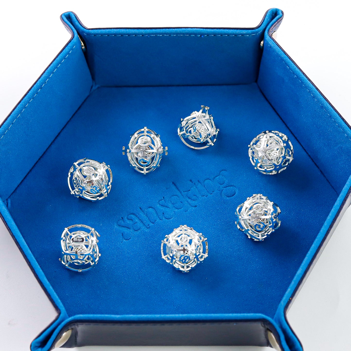 Metal 7-Piece Polyhedral Dice Set