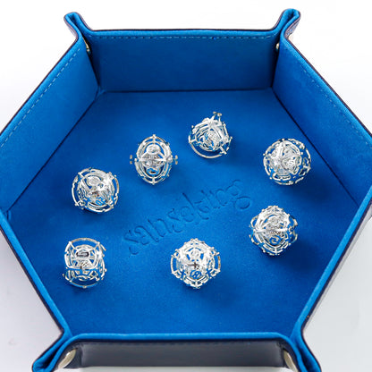Metal 7-Piece Polyhedral Dice Set