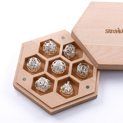 Metal 7-Piece Polyhedral Dice Set