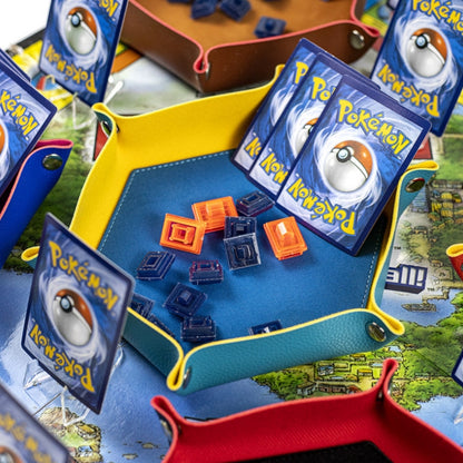 Hexagonal Foldable Dice Tray Desktop Storage Box