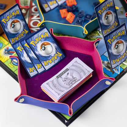 Hexagonal Foldable Dice Tray Desktop Storage Box