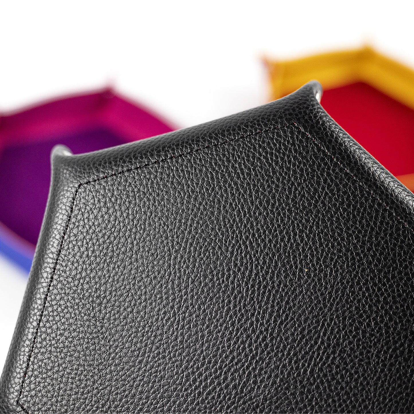 Hexagonal Foldable Dice Tray Desktop Storage Box