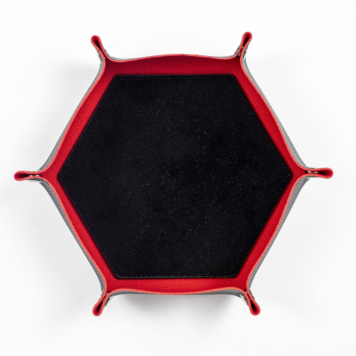 Hexagonal Foldable Dice Tray Desktop Storage Box